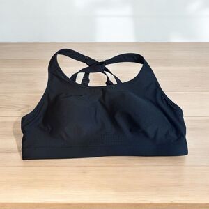 Avia Sports Bra Women's XXL 18-20 Black Band‎ Strappy RN# 15741